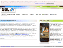 Tablet Screenshot of gsl.de